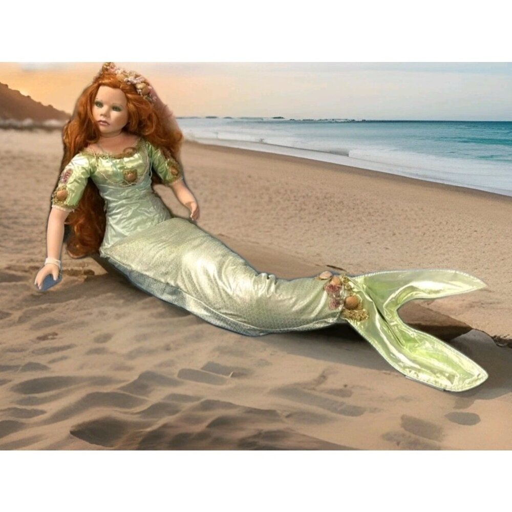 Rare Life Size 62" Fantasia Mermaid Doll Florence Maranuk Showstoppers Vintage - Picture 8 of 8